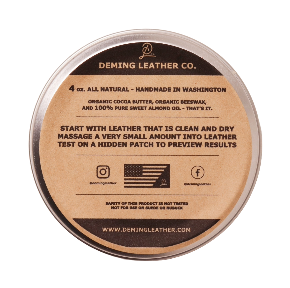 Deming Leather Balm - 4oz
